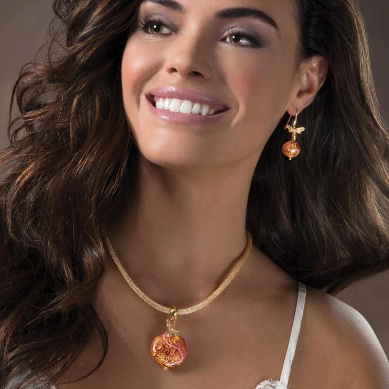 Fascino Murano Rosa Earrings - Image 2