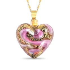 Cuore D'Amore Murano Pendant & Chain