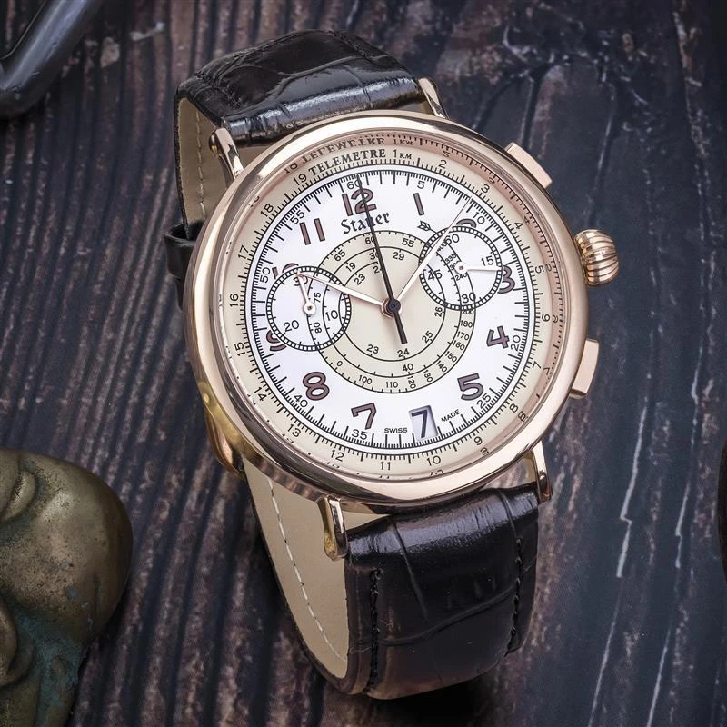 Stauer Swiss-Made Men's St. Moritz Chronograph - Image 5