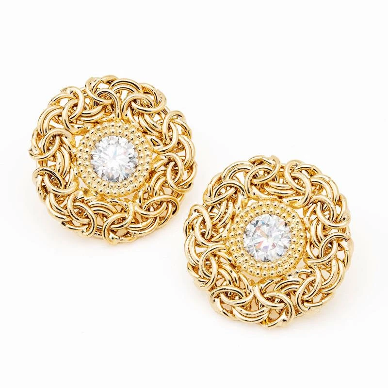 Bizantina Moissanite Necklace & Earrings - Image 3