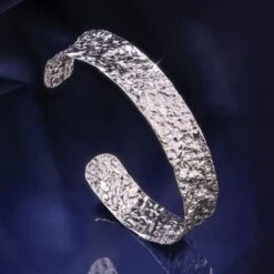 Athenian Hammered Metal Cuff