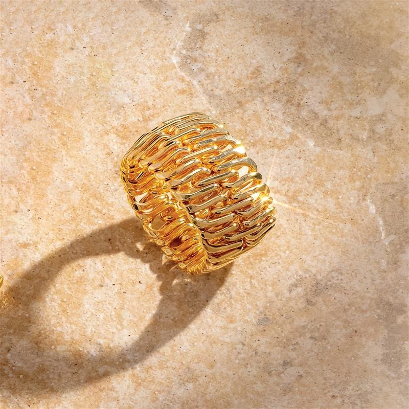 Italian Basket Bracelet & Ring - Image 3