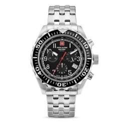 Impeccable Swiss Chronograph (Black)