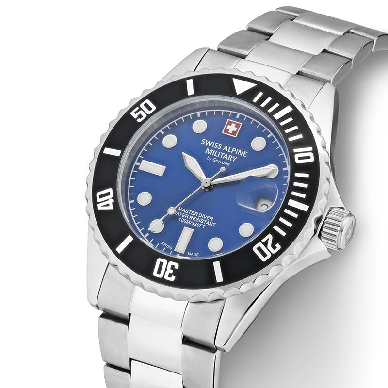 Swiss Alpine Sport Blue Glacier Swiss Watch - Image 2