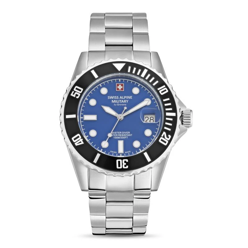 Swiss Alpine Sport Blue Glacier Swiss Watch