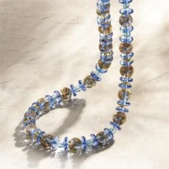 Summer Breeze Blue Murano Necklace