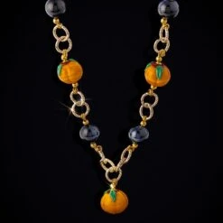 Harvest Garden Murano Glass Necklace