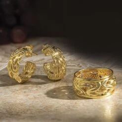 Eterno Byzantine Ring And Earrings