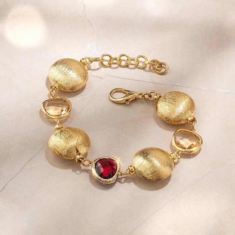 Florence Sunset Italian Glass Necklace, Bracelet And Earrings - Image 3