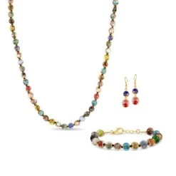 Cornaro Necklace, Bracelet And Earrings