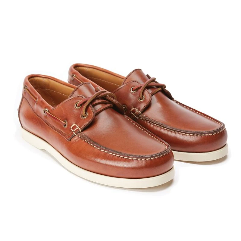 Italian-Made Portofino Deck Shoes (Brown) - Image 5