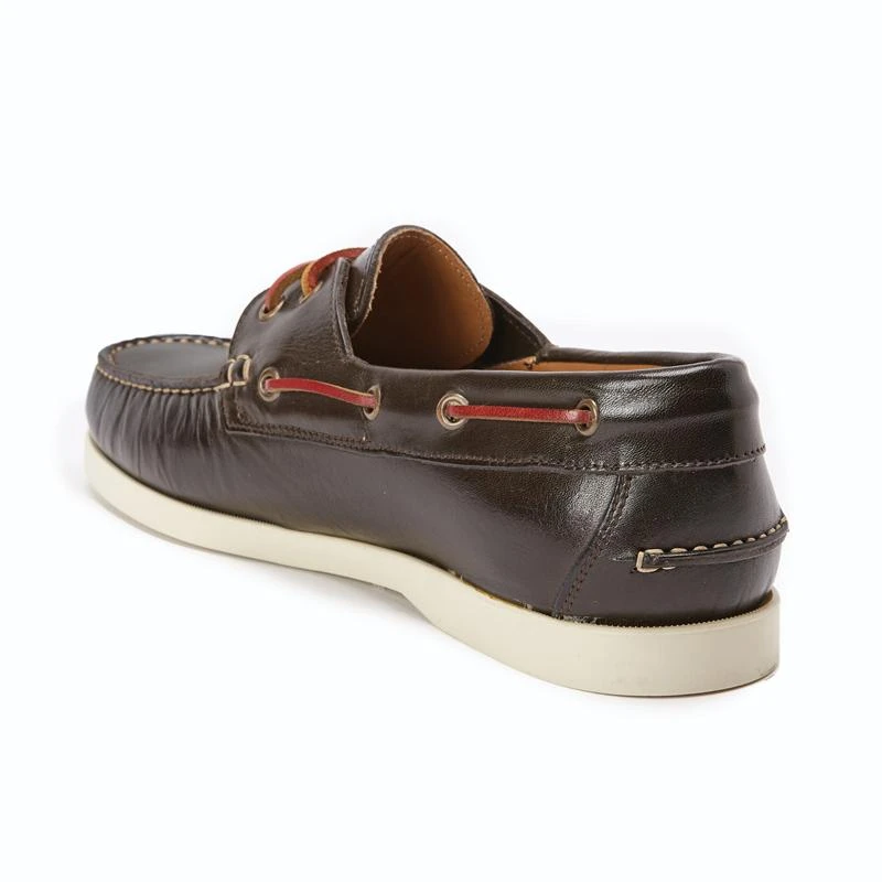Italian-Made Portofino Deck Shoes (Dark Brown) - Image 3