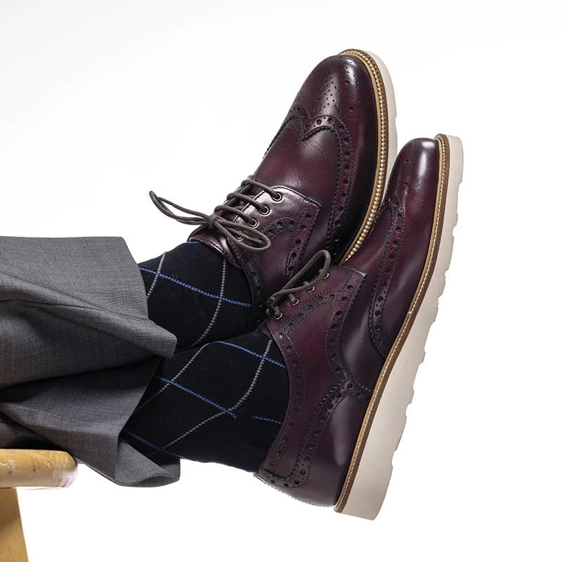 Scarpa Derby Shoes (Burgundy) - Image 2